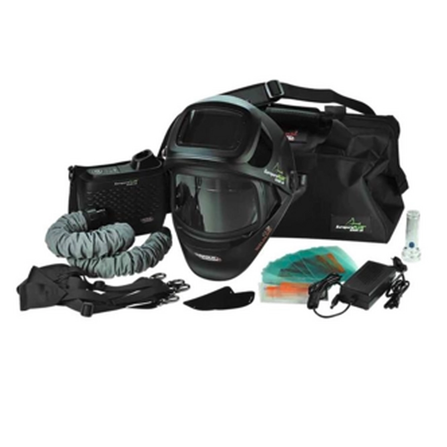 Lincoln Electric Europure Schweissschutz-Helm "Flip up" PLUS 5500 LS Atemschutz-Gebläse